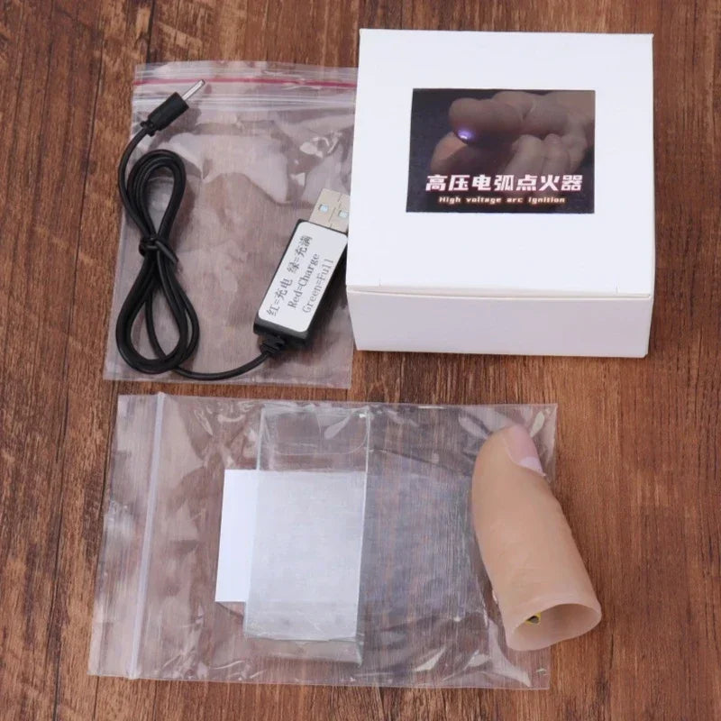 Electric Spark Device Miraculous Fire Rechargeable High Voltage Arc Igniter Stage Magic Tricks Magie Accessories Magicians Props - Big Tim's Magic Emporium