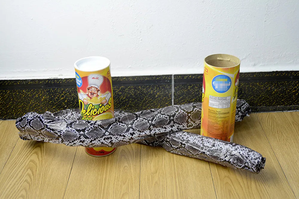 The Potato Chip Snake Stage Magic Tricks Snake Toy April Fool Day Halloween Party Jokes in A Can Gag Gift Scary Fries Fun Toys - Big Tim's Magic Emporium
