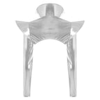 Metallic Shoulder Armor Shrug Crop Top & Sleeves Futuristic Pauldron Stage Costume