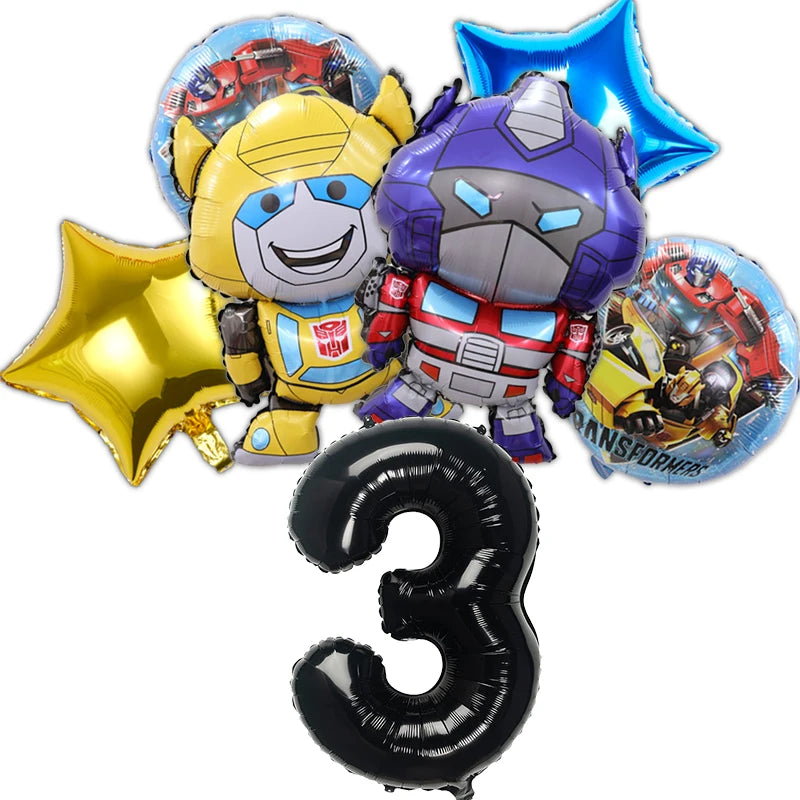 Transformers Party Favor Transformer Birthday Party Decorations Party Supplies Balloons Tablecloth Cups Plates Baby Shower Gifts - Big Tim's Magic Emporium