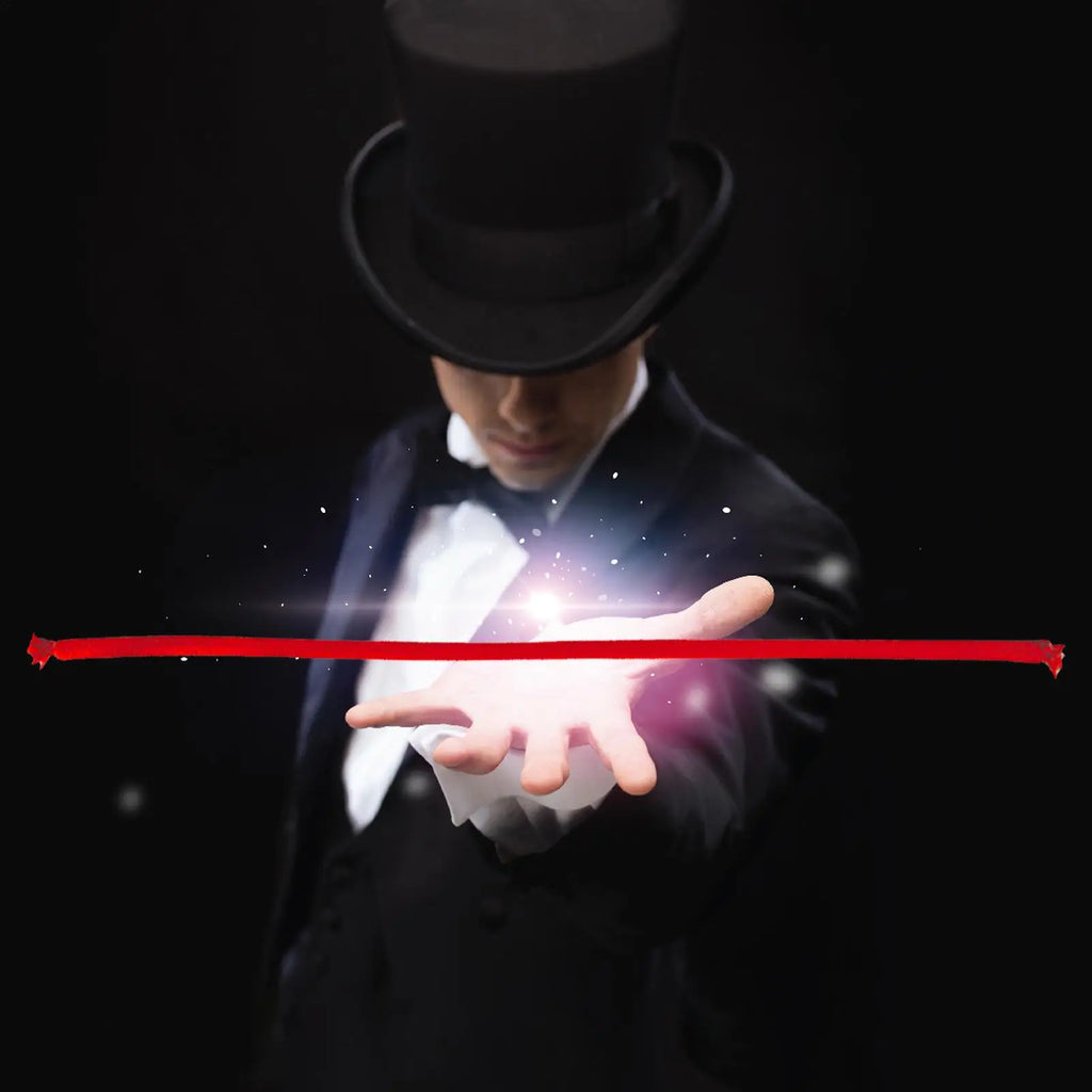 Magic Rope Optical Illusion Gimmick Tool for Tricks Creative Magic Tricks Funny Rope Easy to Do Magic Shows Magic Prop - Big Tim's Magic Emporium