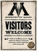 Tin Sign Small - (Ministry Of Magic)