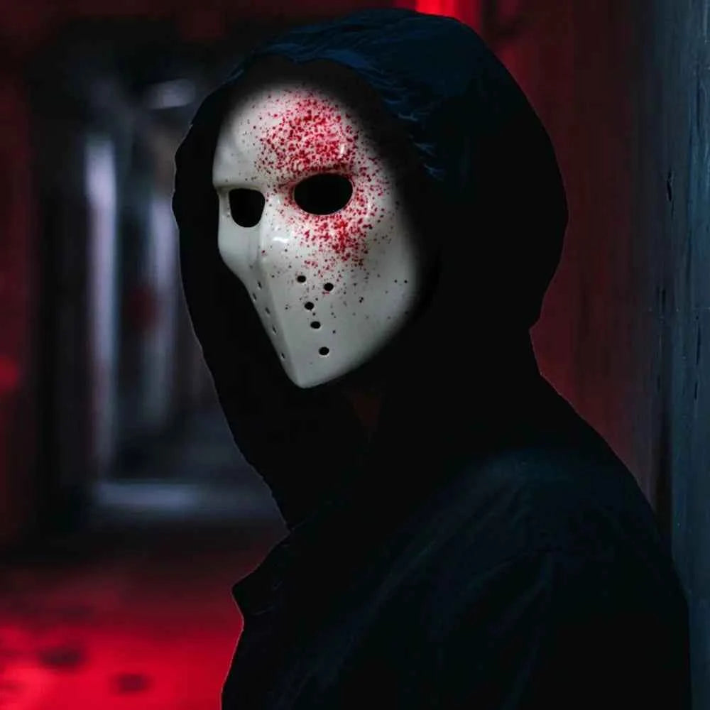 Costume Props Hockey Mask Cosplay Headwear Party Mask Props Cosplay Mask Prom Party Supplies Decoration Prop Halloween Mask