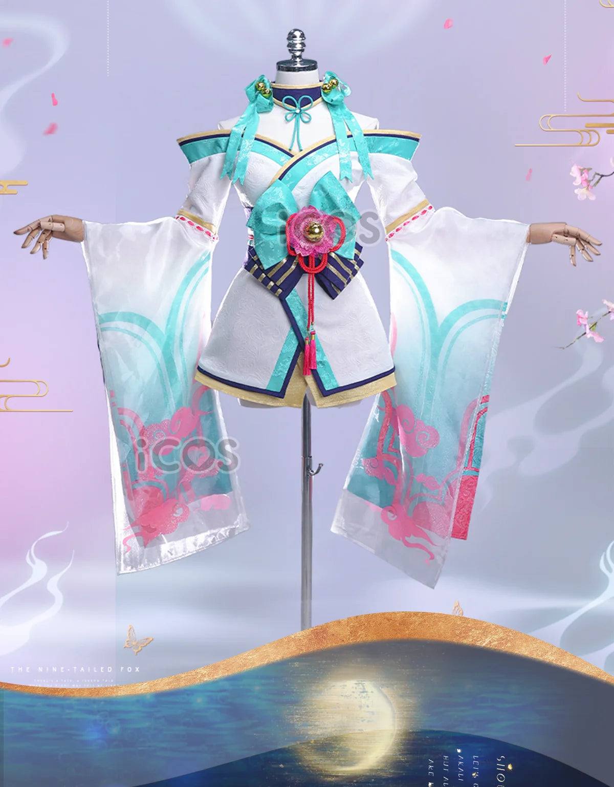 in stock Irelia H Ahri LOL ahri Spirit Blossom Cosplay Costume Halloween party dress for women - Big Tim's Magic Emporium
