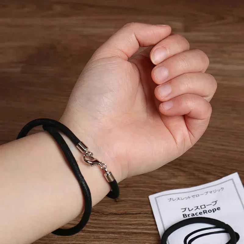 Tenyo Bracelet Hallucinatory Bracelet Rope Knot Transfer Magic Tricks Close-up Interaction Magic Professional Magician Illusions