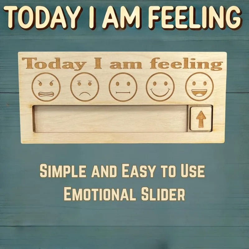 Emotions, Mood, Barometer, Personal Wooden Emotions, Cute Decorations, Christmas and Halloween Gifts, The Best Gifts for Friends - Big Tim's Magic Emporium