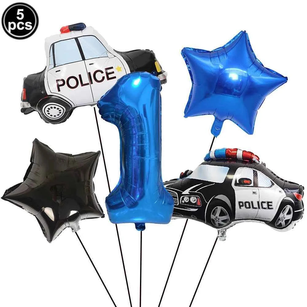 10pc Police Cupcake Toppers Policeman Birthday Cupcake Picks Police Cake Decors Baby Shower Police Theme Birthday Party Supplies