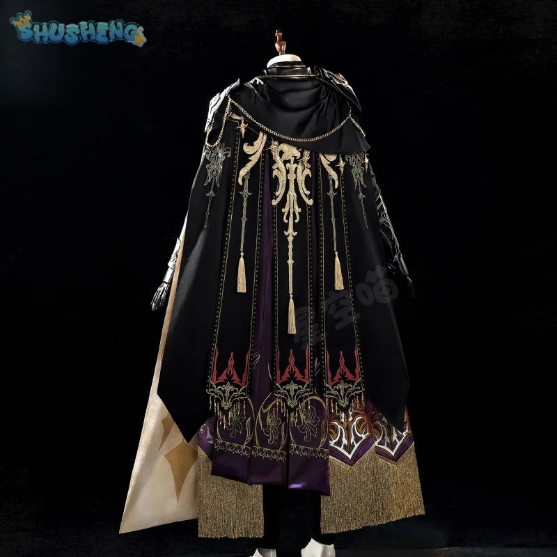 Love and Deepspace Xavier Rafayel Zayne Sylus Cosplay Costume The Dark Eclipse King Cloak Coat Prop Armor Crown Halloween Suit - Big Tim's Magic Emporium