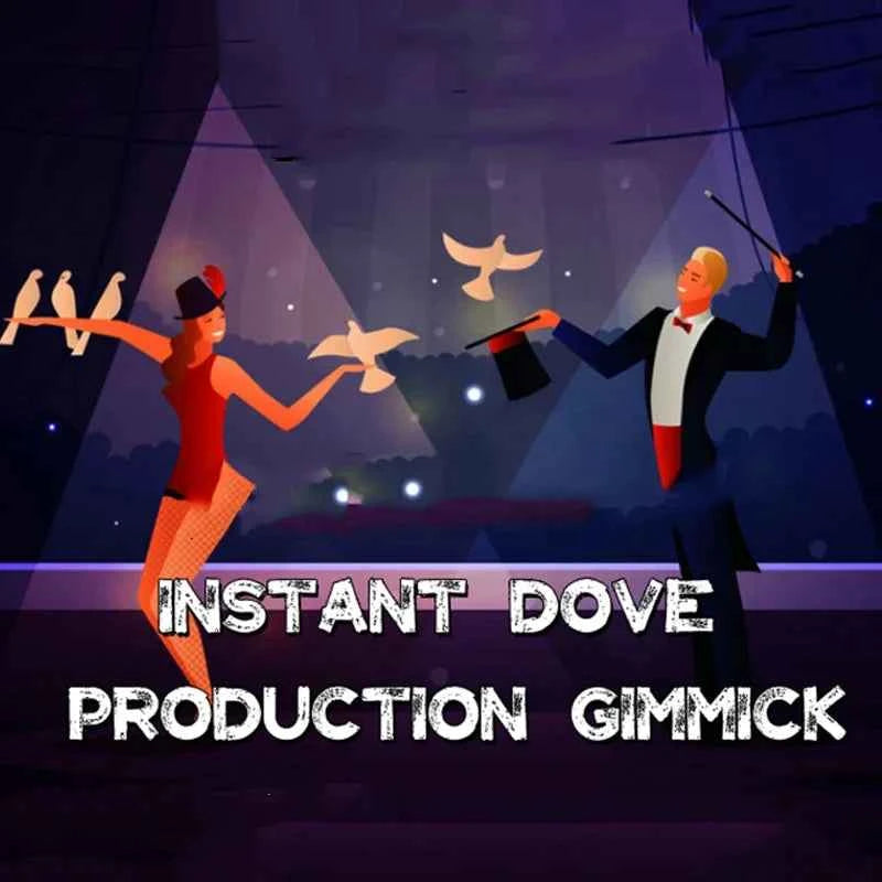 Instant Dove Production Gimmick – Professional Stage Magic by J.C Magic - Big Tim's Magic Emporium
