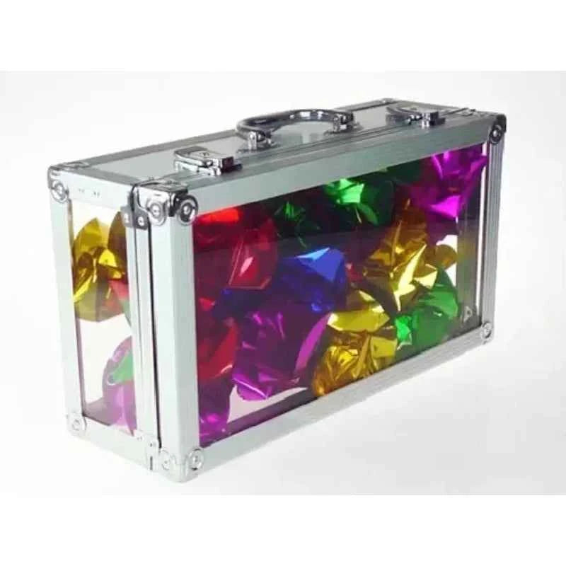 Glassy Briefcase Stage Magic Trick Bill Appear from Empty Crystal Briefcase Magicians Prop Accessory Illusion Gimmick - Big Tim's Magic Emporium