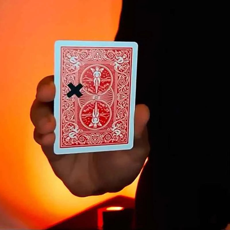 Xteleport X Mark Move and Disappear Magic Tricks Appear and Disappear Gimmick Illusions Card Magic Props Close up Street Magic