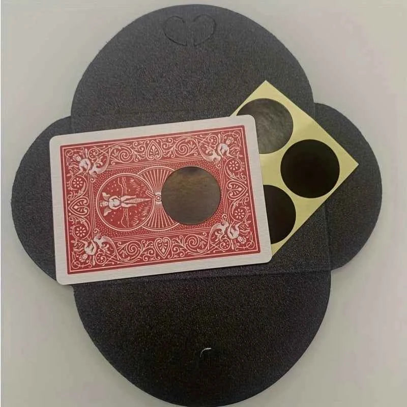 Color Changing Black Hole Magic Tricks Card Vanishing Close Up Props Easy To Do Magician Props Illusion Gimmick