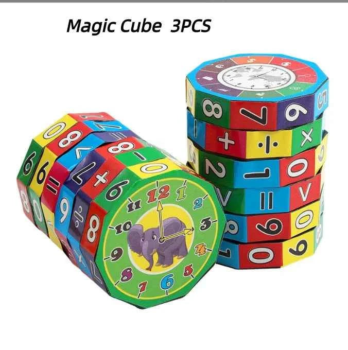 Montessori Arithmetic Toy - Magic Cylinder Mathematics Numbers Cube for Kids Learning and Counting Game Puzzle - Big Tim's Magic Emporium