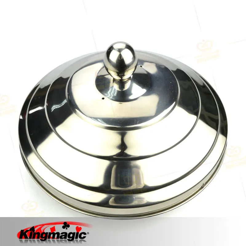 Magic props Dove Pan of toy- Silver Double Layer/Load Magic Tricks for Magicians Amazing Stage Illusions Accessories Gimmick