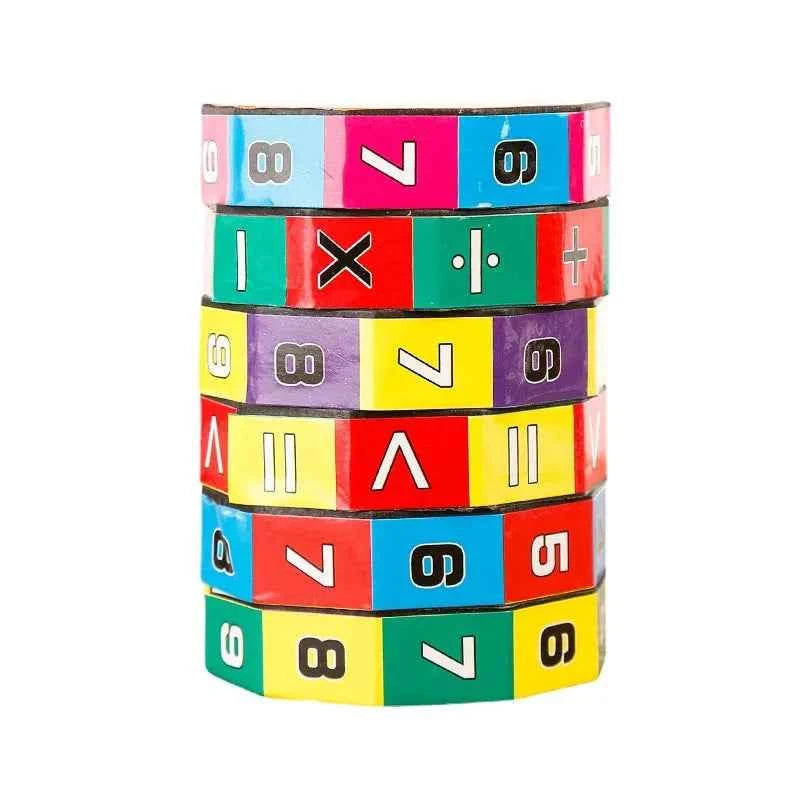 Montessori Arithmetic Toy - Magic Cylinder Mathematics Numbers Cube for Kids Learning and Counting Game Puzzle - Big Tim's Magic Emporium