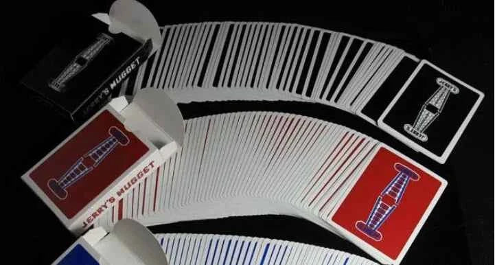 Jerry's Nugget Playing Cards Poker(Red/Blue) Poker Deck Magic Tricks Close Up Illusion Gimmick Prop Mentalism Comedy Magia Funny