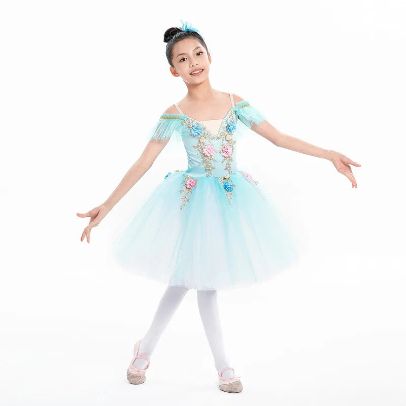 Children's Ballet Skirt, Girls' Dance Skirt, Ballet Performer Clothing, Children's Dance Skirt, Stage Performance Group Clothing - Big Tim's Magic Emporium
