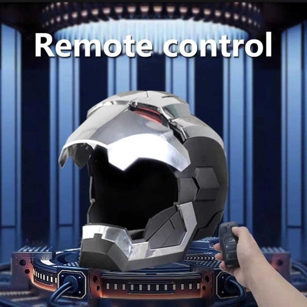 Iron Man War Machine 1:1 Cos Mask Wearable Helmet Remote Voice Control Automatic Helmet Mask Halloween Cosplay Props Adult Gift - Big Tim's Magic Emporium