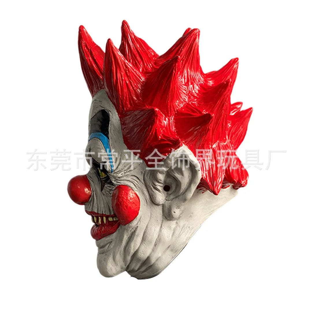 Killer Klowns From Outer Space Demon Clown Mask Killer Joker Latex Masks Cosplay Halloween Carnival Costume Props Adult Helmet - Big Tim's Magic Emporium