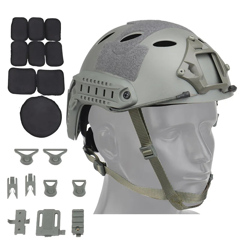 Safety R Helmet Halloween Role Playing Safety Helmet Paintball Game Helmet - Big Tim's Magic Emporium