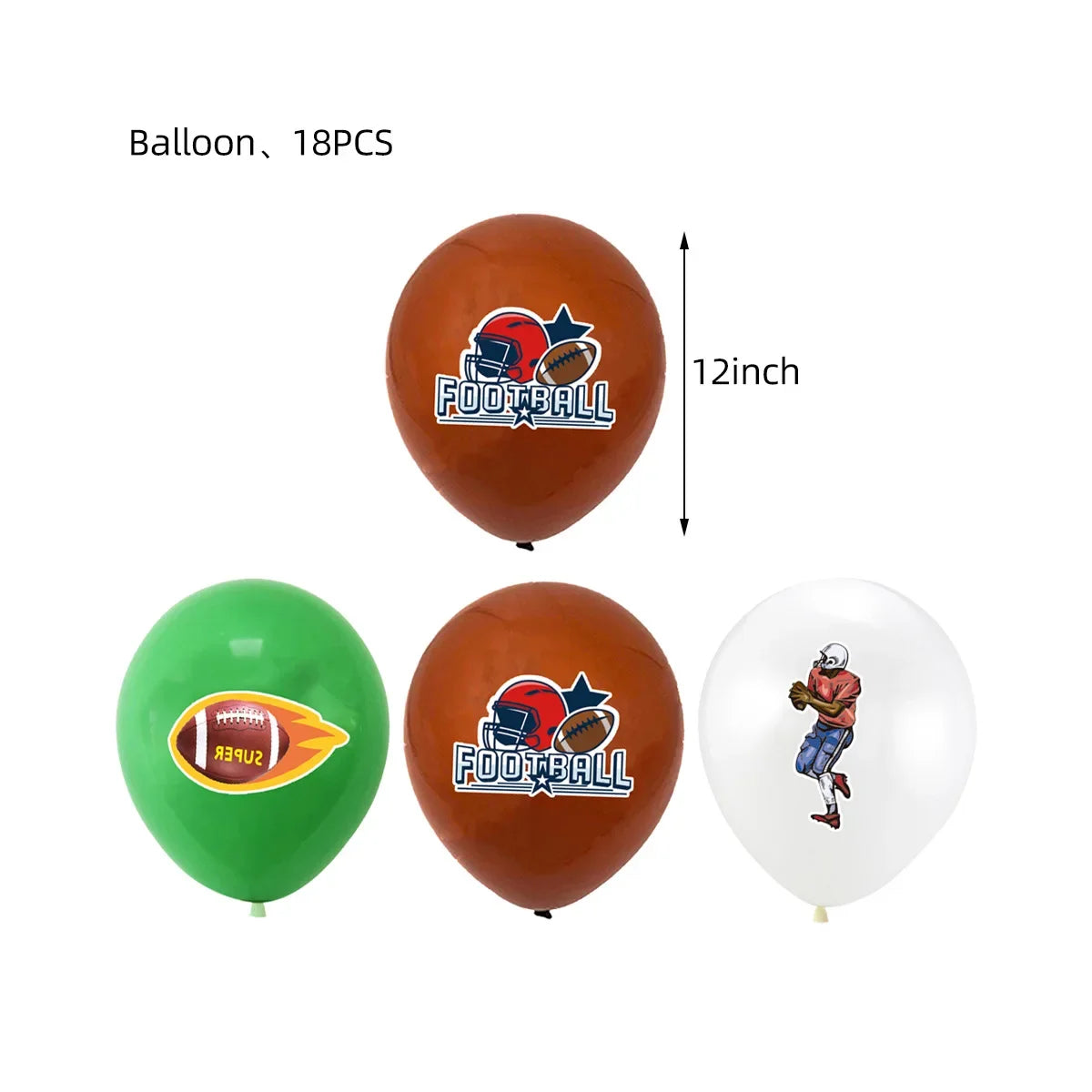 Super Bowl Rugby American Football Children's Birthday Party Paper Decoration Party Supplies Party Supplies Party Decorations - Big Tim's Magic Emporium