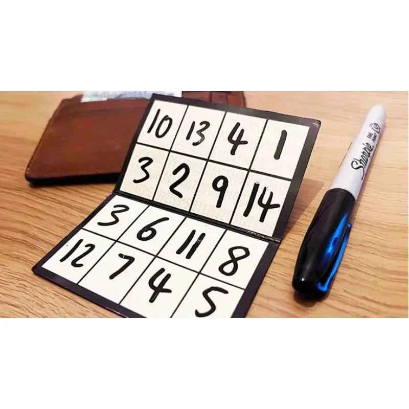 EDC Squared By Mark Traversoni Gimmicks Card Magic and Trick Decks Street Magic Tricks Close Up Magia Props Illusions Funny Game