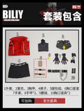 Billy Kid Cosplay Costume Face Cover Lighted Mask Game Zenless Zone Zero Cunning Hares Leather Uniform Halloween Party Men - Big Tim's Magic Emporium