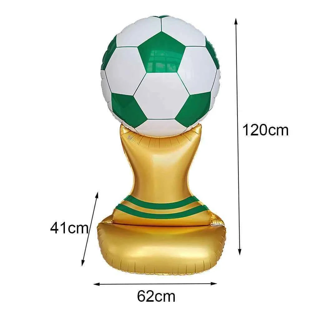 Soccer Party Decoration Balloons Soccer Balls Football Sneakers Trophy Foil Balloons for Birthday Sports Theme Party Supplies