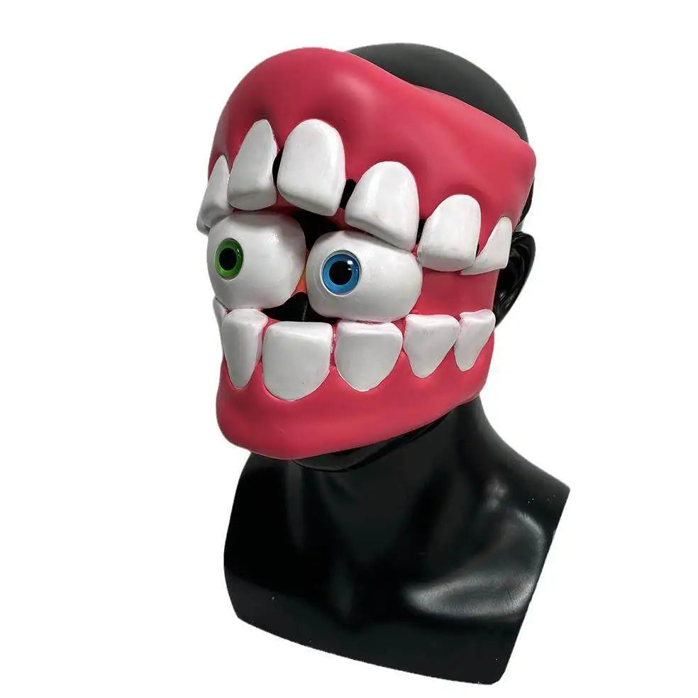 The Amazing Digital Circus Caine‌ Clown Mask Hood Cosplay Props Halloween Carnival Cosplay Party Props Accessories - Big Tim's Magic Emporium