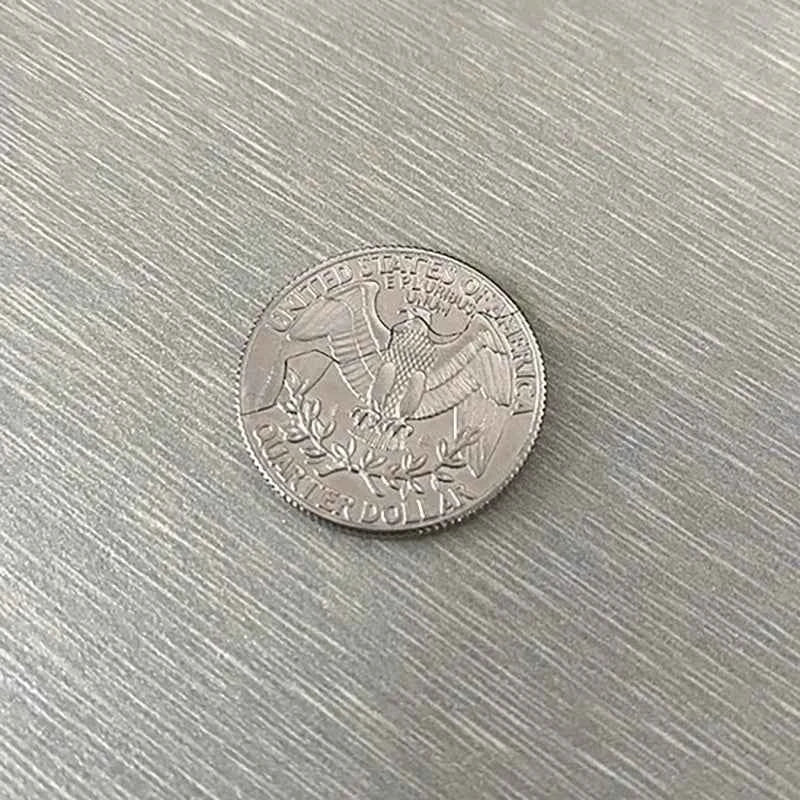 Bite Coin - US Quarter Dollar Coin Magic Tricks Bite Out and Restore Magia Close Up Street Illusions Gimmicks Mentalism Props