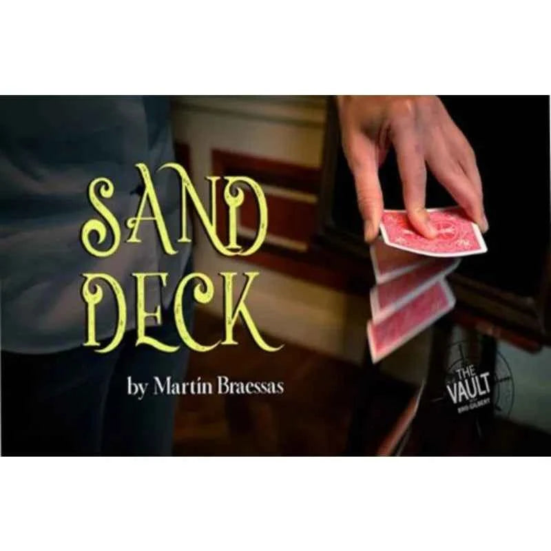 The Vault Sand Deck Magic Trick – Gimmick Playing Cards Close-Up Street Illusion Easy to Do Professional Magician Props