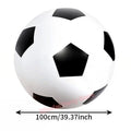 Inflated Large Pvc Soccer Ball Football Beach Balloons Water Party Swimming Pool Kindergarten Outdoor Games Supplies Party Props