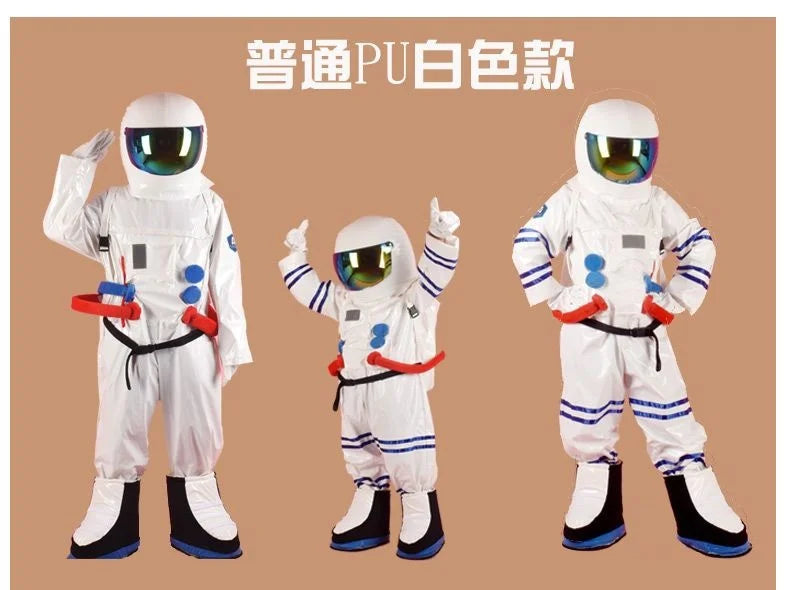 Halloween Spaceman Cosplay Costume Astronaut Cos Suit With Helmet Adult Inflatable Children's Day Photography Photo For Family - Big Tim's Magic Emporium