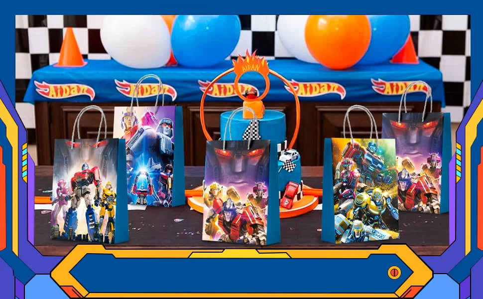 Transformers Party Gift Bags-16pcs Transformers Party Bags/Transformers Party Gift Treat Bags for Transformers Party Decorations - Big Tim's Magic Emporium