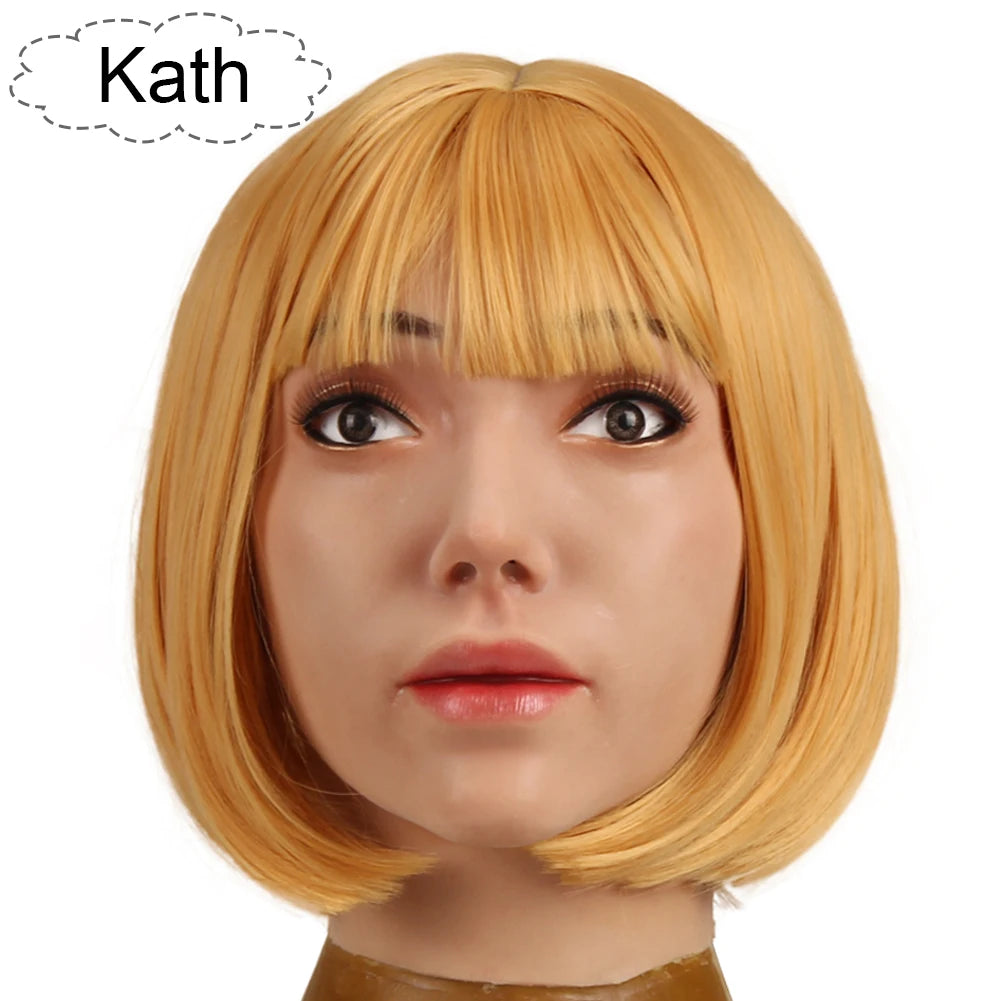 Realistic Female Mask Silicone Crossdresser Costumes Drag Queen Male to Female Crossdressing Realistic Bodysuit Skin - Big Tim's Magic Emporium
