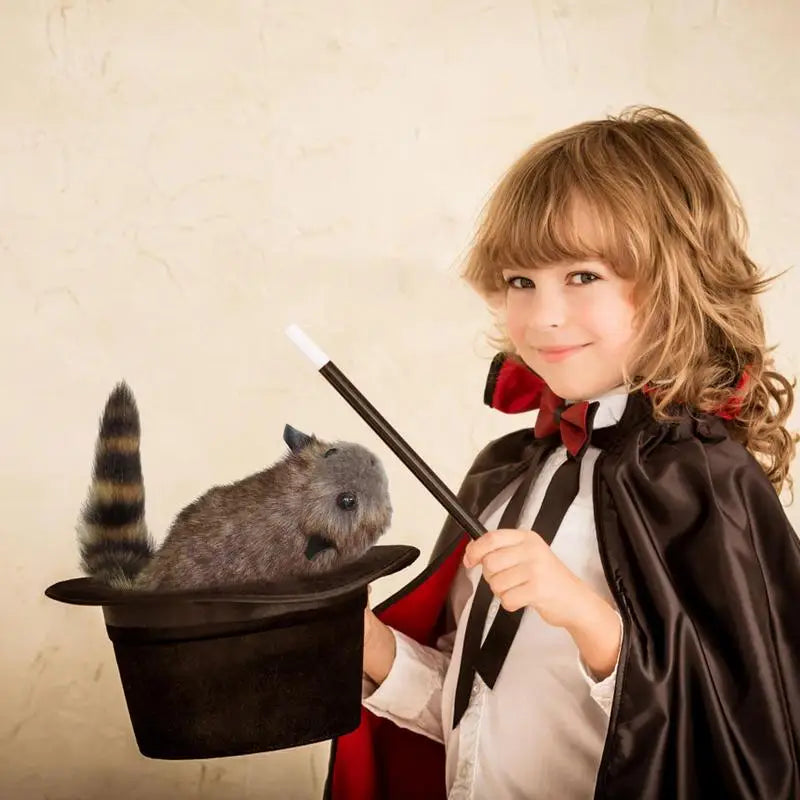 Raccoon Puppet Simulation Raccoon Magic Toy Funny Pranks Biting Hand Trick Toy Moving Raccoon Magic Trick Stage Magician Props