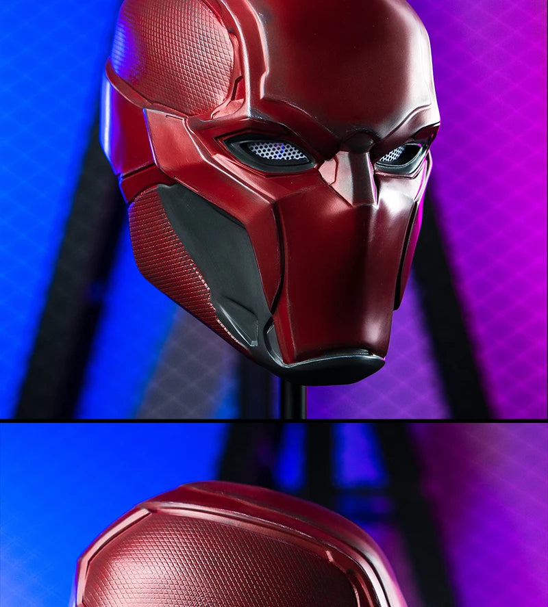 Anime Hero Cosplay Red Helmet With Lining Cushion Super Cosplay Mask Props for Men Women Daily Gifts Birthday Gift Christma - Big Tim's Magic Emporium