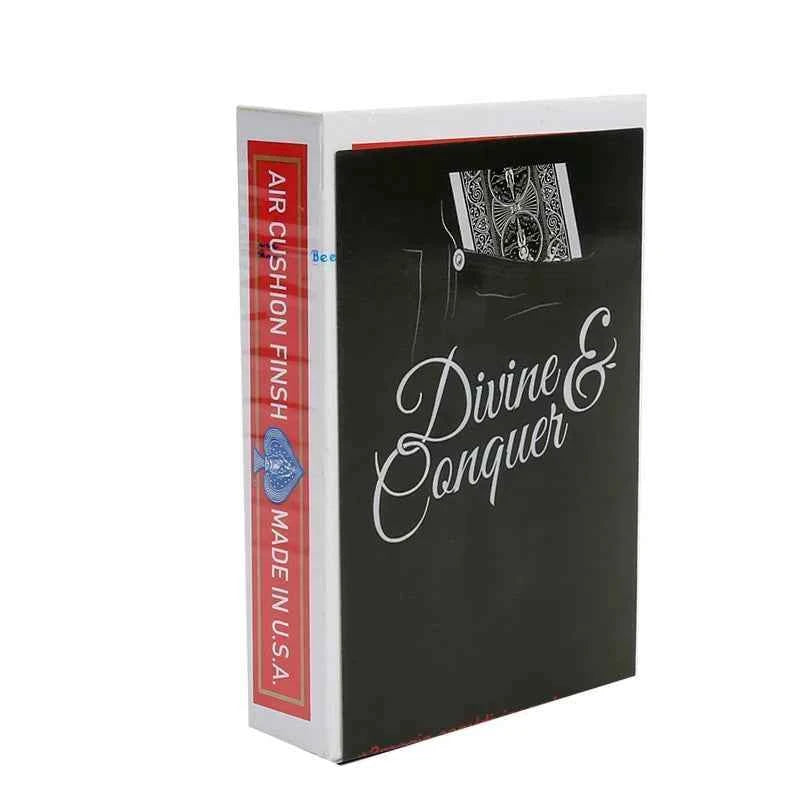 Divine and Conquer Magic Tricks Card Prediction Magia Magician Read Mind Close Up Street Illusions Gimmicks Mentalism Props
