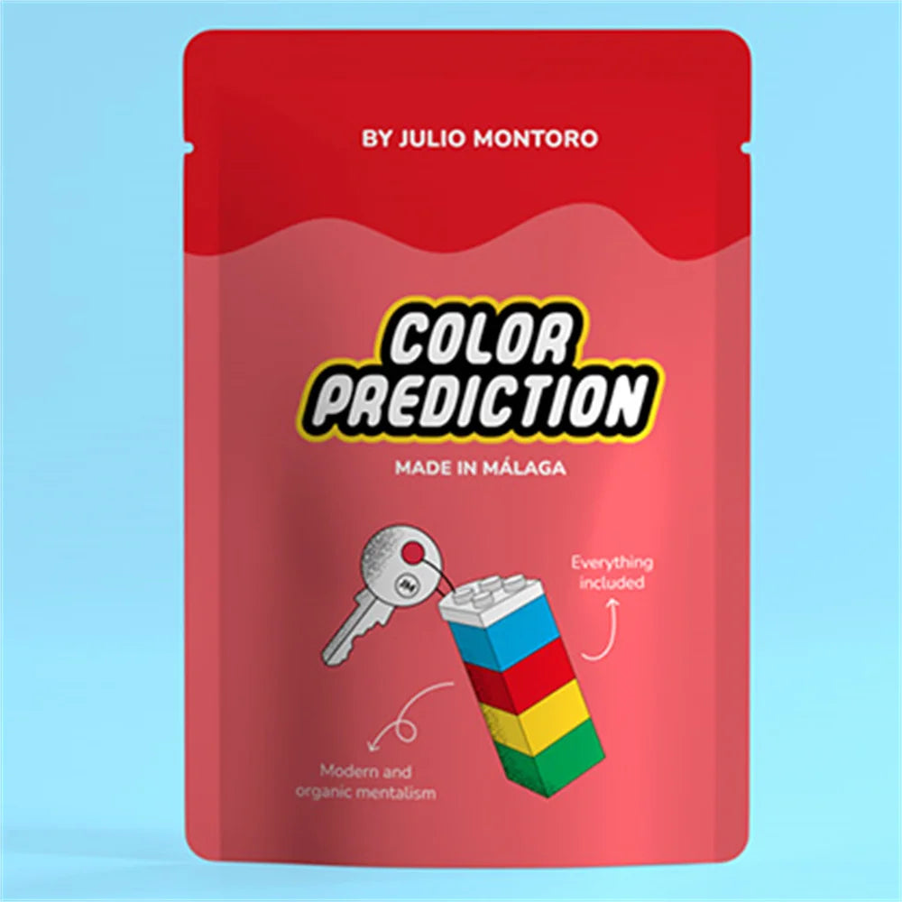 COLOR PREDICTION (Gimmicks and Online Instructions) by Julio Montoro Close Up Performer Beginner Magician Mentalism Street Magia - Big Tim's Magic Emporium