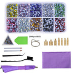 Fast-Heated Hotfix Rhinestone Applicator Wand Tool Kit