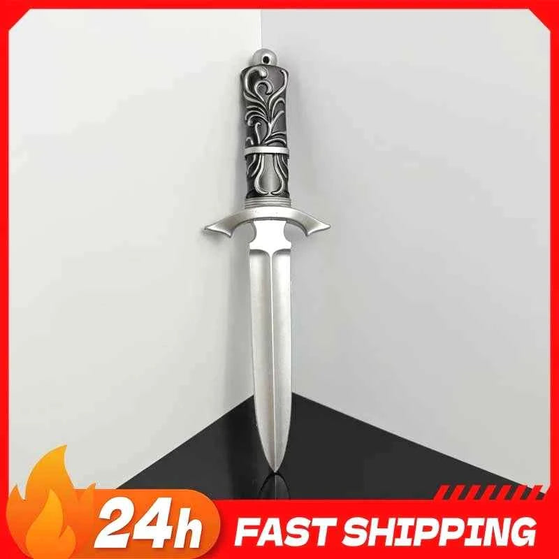 32cm PU Sword Safety Children's Stage Performance Props Medieval Foam Sword Collectible Outdoor Training Props Desk Ornament Toy