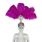 The Stardust Samba Queen – Premium Feathers & Rhinestones Carnival Headdress