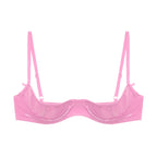 Patent Leather Underwired Open-Cup Bra