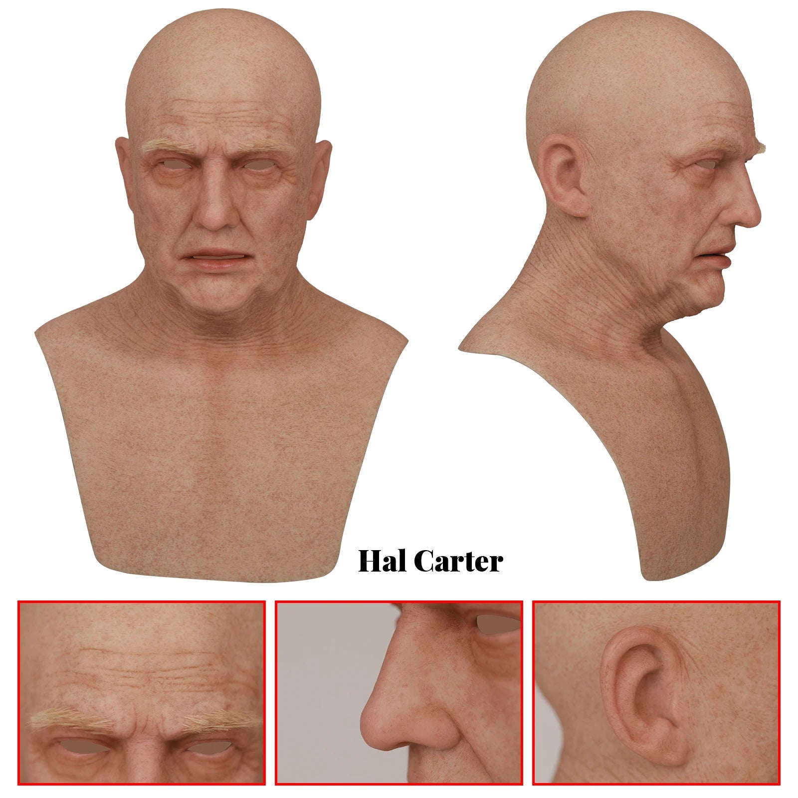 Crossdressing Soft Silicone Cosplay Costume Masks Props for Crossdresser Transvestite Halloween Men's silicone masks realistic - Big Tim's Magic Emporium