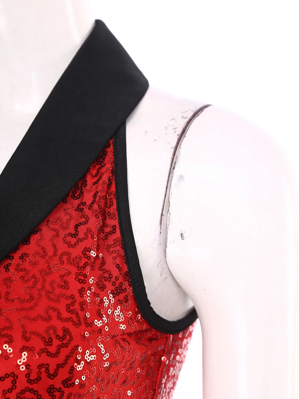 Women's Shiny Sequin Sheer Mesh Feather Latin Jazz Dance Bodysuit