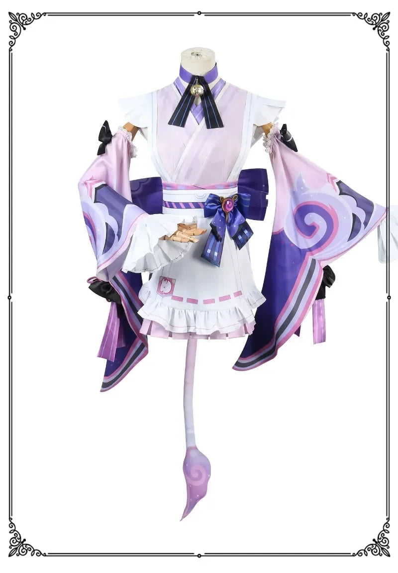 Mizuki Cosplay Costume Set | Fantasy Game Uniform with Wig for Women - Big Tim's Magic Emporium