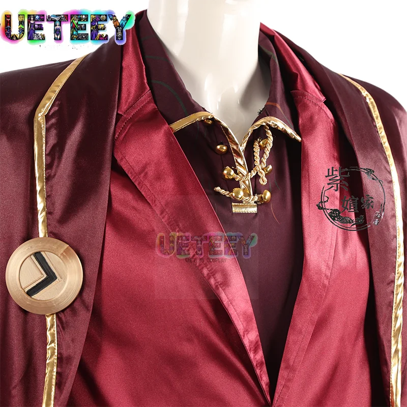 UETEEY COS Lei Heng Cosplay Costume Game Limbus Company Cosplay Clothing Halloween Carnival Uniforms Fancy Suit Custom Made - Big Tim's Magic Emporium