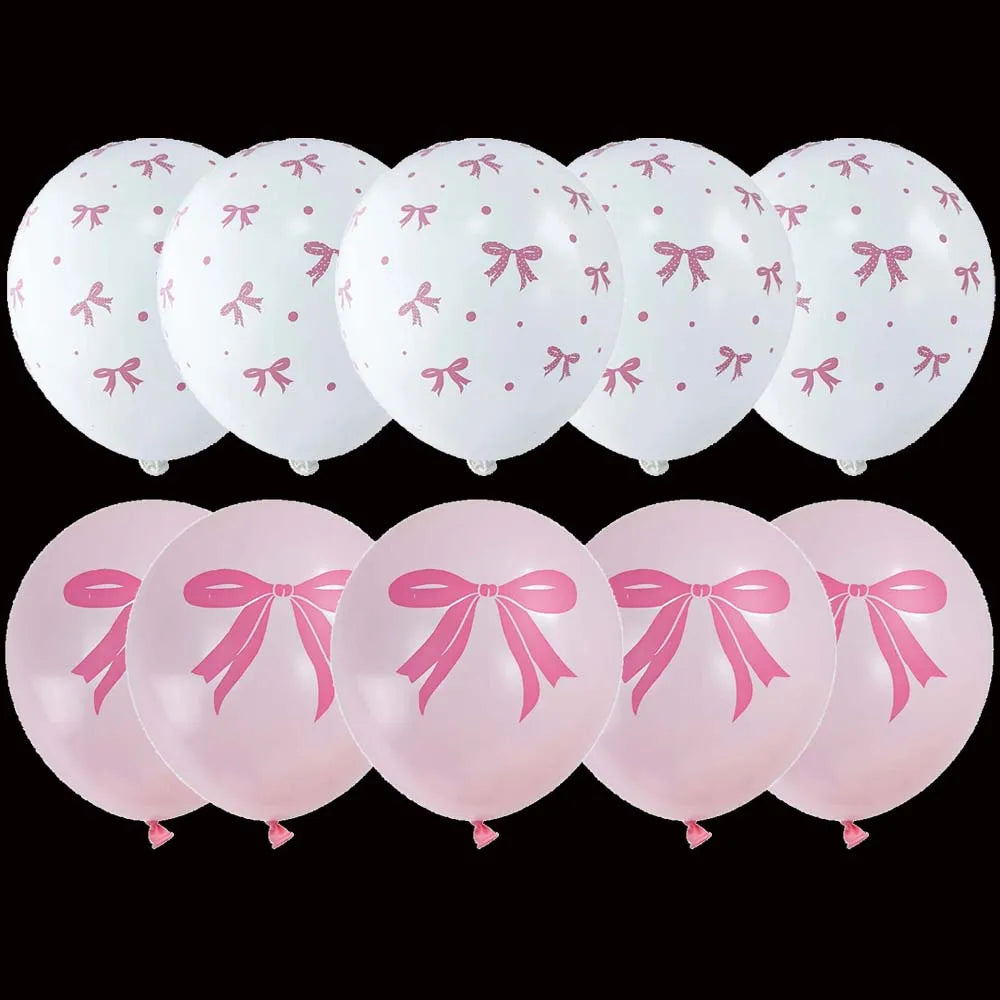Bow Party Honeycomb Centerpieces Pink Bow Birthday Decorations Bow Baby Shower Decor Coquette Birthday Decorations