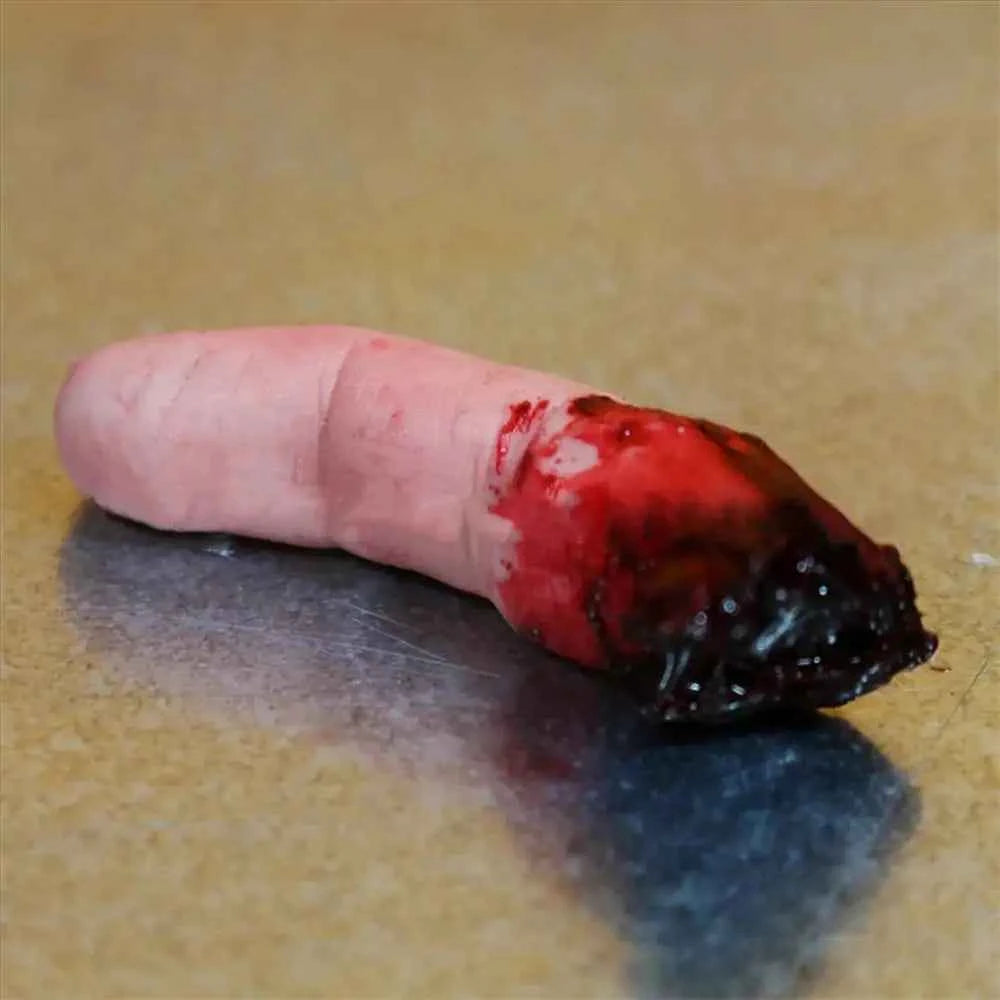 Halloween Horror Bloody Finger Prank Prop Bloody Severed Finger Realistic bloody severed finger scary props scary Fake Finger