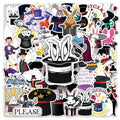 53PCS Magician Sticker Cartoon Creative Graffiti Magic Material Can Decorate Luggage Gift Stationery Waterproof Sticker Kids Toy